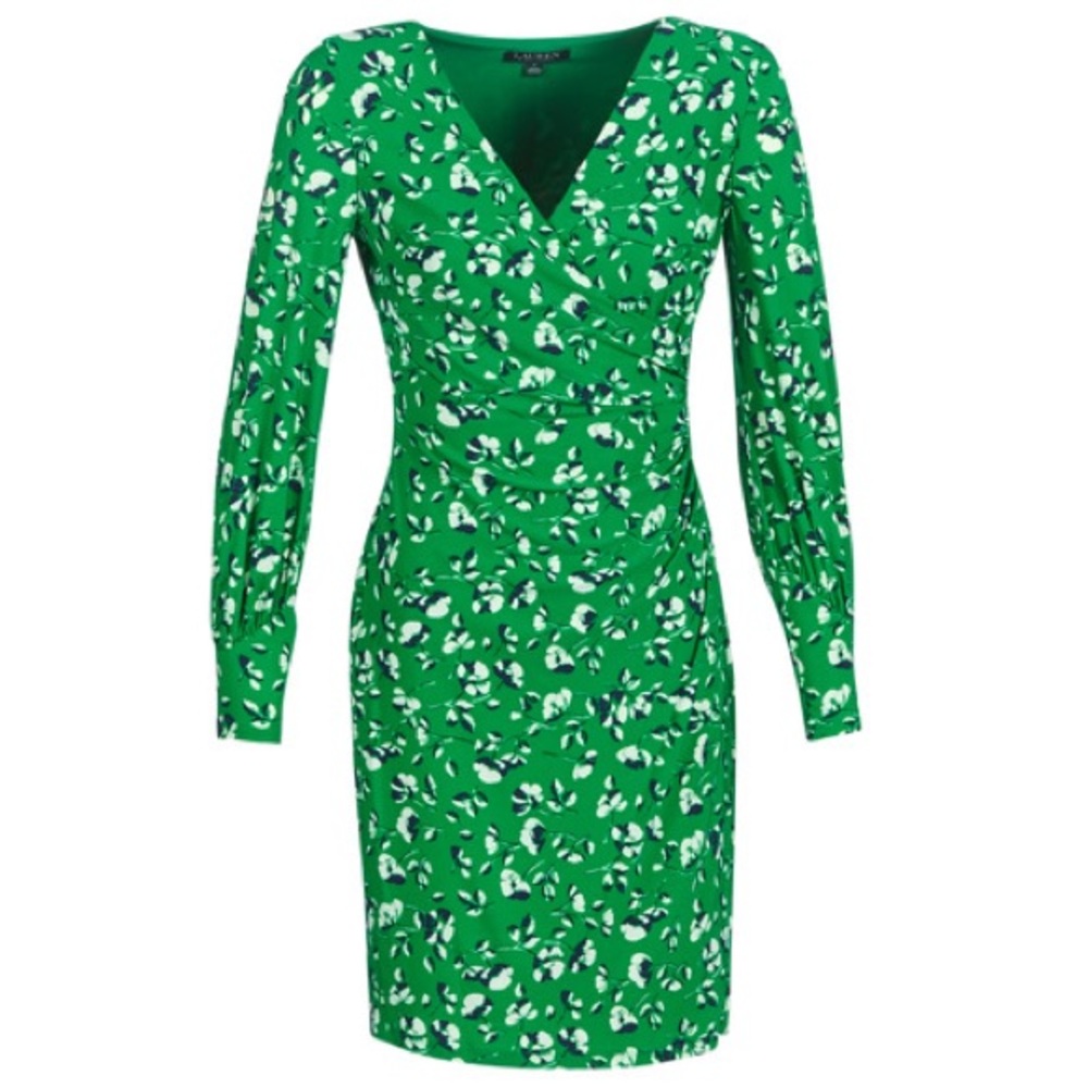 New Green Ralph Lauren Dress Size 6 Petite
